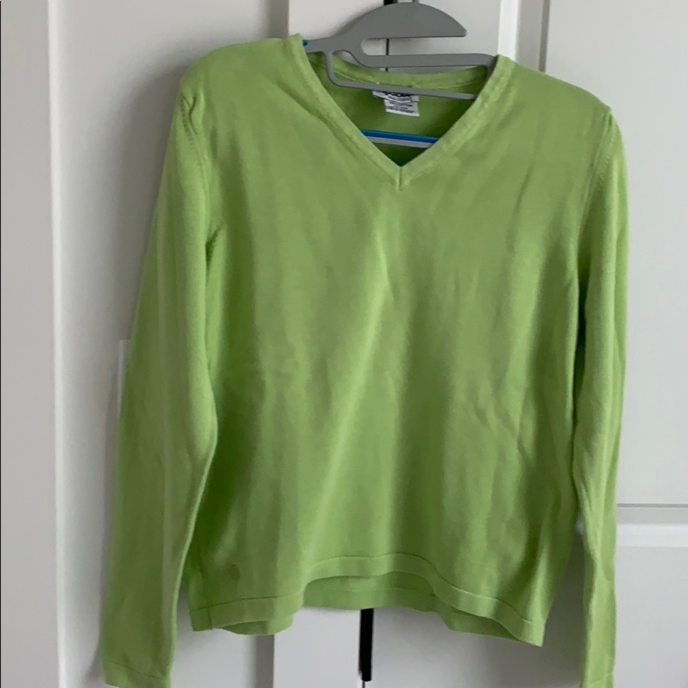Lilly Pulitzer cotton V-Neck sweater size small